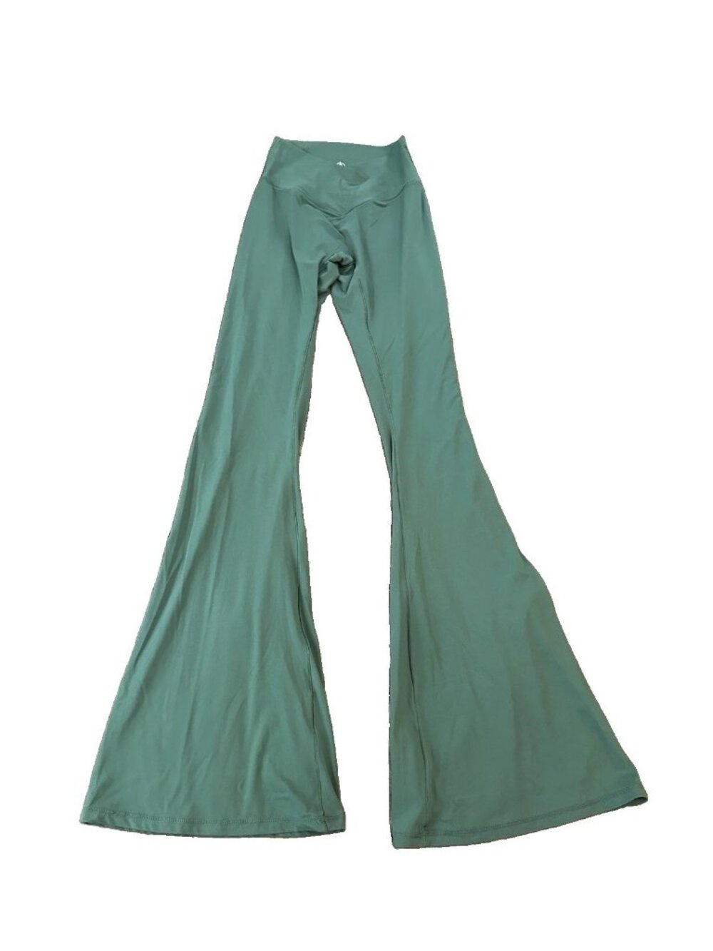 Sunzel Flare Yoga Pants Women S Green High Rise Wide Leg Athletic Leggings Gym
